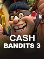 Cash Bandits 3 slot artwork from Springbok Casino's lobby